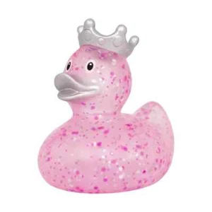 Glitter Duck with Crown Pink by Lilalu. Collectable Gift. - Picture 1 of 6