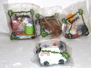 5 Burger King TOONSYLVANIA Kids Meal Toys 1998  -sealed packages - Foto 1 di 7