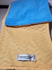 Coldwater Creek  100% Cotton Blue & Yellow