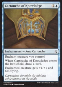 4X CARTOUCHE OF KNOWLEDGE 045/269 AMONKHET MTG MAGIC LP X4 - Picture 1 of 1