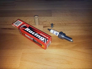 BRISK AR12YS-8 Silver Upgrade Racing Spark Plugs fit: Honda CBR125R 2004-2016 - Picture 1 of 4