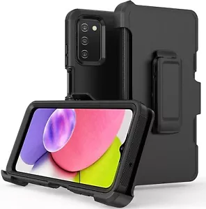 Custodia telefono per Samsung Galaxy A03S resistente antiurto clip da cintura fondina - Foto 1 di 42
