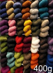 400g Donegal Aran Tweed Yarn 2 Skeins 200g each 100% wool - Free Shipping ! - Imagen 1 de 31