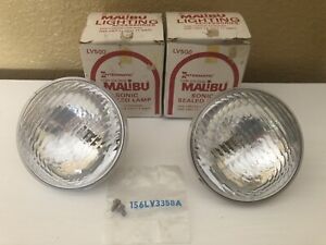 Lot of 2 Intermatic Low Voltage Malibu Sonic Sealed Lamp LV500 , 12 Volt 11 Watt