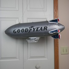 Vintage 1970s  80s Good Year  Blimp Advertising Sign 32"  Blow Up 
