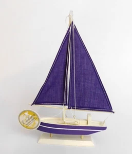 3D Wooden Sailing Boat With Rigging Sailing Boat Home Decor - Picture 1 of 5
