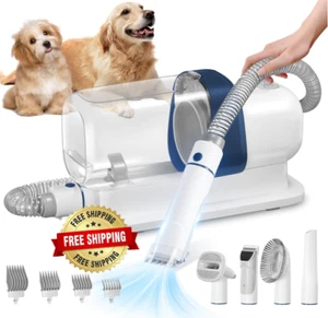 Kit de aspiración y aseo para perros recogedor de pelo para mascotas poco ruido - Picture 1 of 8