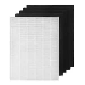 4PCS Replacement HEPA Air Purifier Filter Set For Winix 115115 5300 5500 6300 - Foto 1 di 4