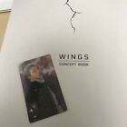 BTS Bangtan Boys The Wings Concept Book RM Soczewkowa Karta fotograficzna Kpop Rzadka