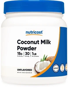 Nutricost Coconut Milk Powder 1LB - Picture 1 of 5