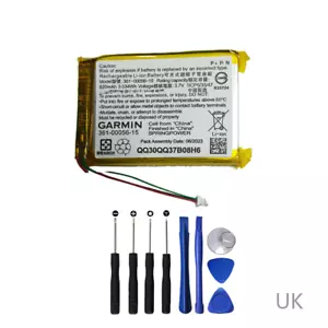 Batteria 361-00056-15 820 mAh per Garmin Drive 51LMT,50LM,DriveSmart 55 65 Smart 5 - Foto 1 di 4