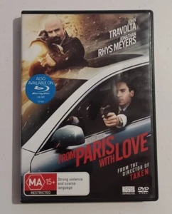 From Paris With Love DVD Region 4 GC Ex Rental John Travolta Free Postage - Picture 1 of 7