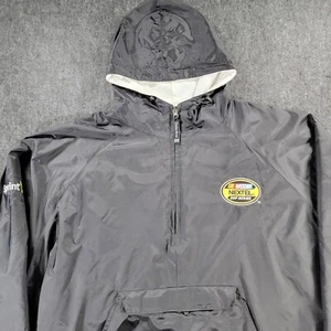 NASCAR Windbreaker Jacket Men XXL Charles River Parka Hooded Half Zip Lined 307 - Picture 1 of 21