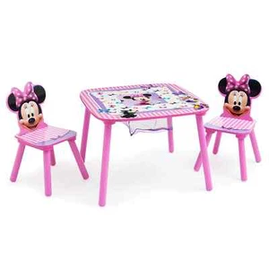 Disney Minnie Mouse Tisch und Stuhl Set mit Stauraum von Delta Children - Bild 1 von 4