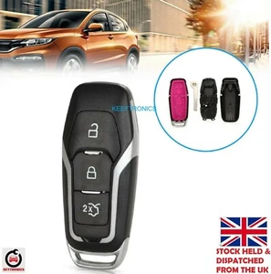 NEW 3 BUTTON SMART KEY FOB CASE FOR FORD EDGE MONDEO S-MAX GALAXY MUSTANG ETC - Picture 1 of 4