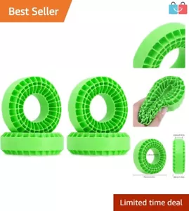 Enhanced Stability Silicone Rubber Tire Inserts for 1/10 RC Crawlers - Green - Picture 1 of 11