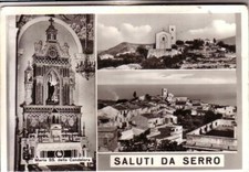 SERRO DI VILLAFRANCA TIRRENA  B/N VIAGGIATA 1961 SALUTI