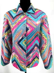 Chaqueta Anage Mujer Boho Floral Patchwork Novedad Mediana Multicolor Algodón - Imagen 1 de 14