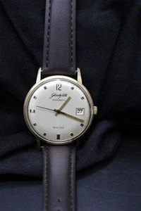 alte Uhr Glashütte Spezimatic 26 Rubis Armbanduhr Herren - Bild 1 von 6