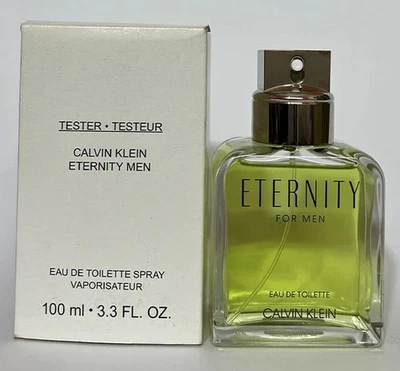 Eternity Calvin Klein Hombres 3.3 3.4 OZ 100 ml Eau De Toilette* Spray Igual que la Foto Foto 1 de 2