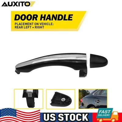 Задняя левая правая наружная дверная ручка подходит для Hyundai Azera 2006-11 загрунтованный пластик M - Изображение 1 из 4