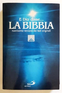 Libro E Dio Disse...La Bibbia Nuovissima Versione Dai Testi San Paolo 1997 (L110 - Picture 1 of 5