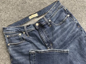 Madewell Jeans Damen 29T Tall Blau Kick Out Mid Rise Dark Wash Bootcut Stretch - Bild 1 von 11
