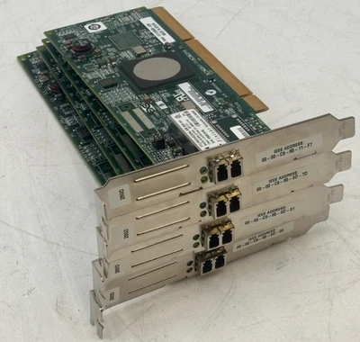Lot of 4 IBM 03N5014 PCI-X 280D Single Port 4GB Fiber Channel Adapter - Image 1 of 4