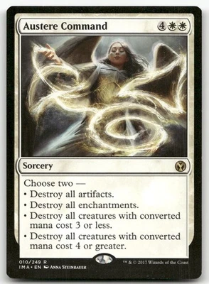 Austere Command #10 (LP) Iconic Masters IMA Magic MTG - Image 1 of 2