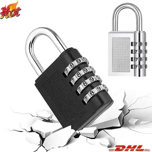 Vorhänge Schloss mit Zahlencode 4 Stellig Wetterfest Frostsicher Robust DE - Bild 1 von 18