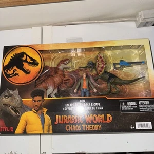 BEN ESCAPE PACK Jurassic World CHAOS THEORY Netflix Mattel BRAND NEW & SEALED! - Picture 1 of 6
