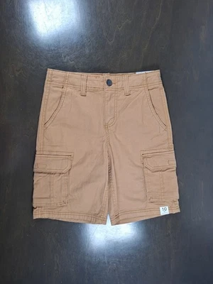 Шорты Sonoma Flexwear Tech молодежные для мальчиков размер 10 обычный карман на молнии карго коричневые - Изображение 1 из 4