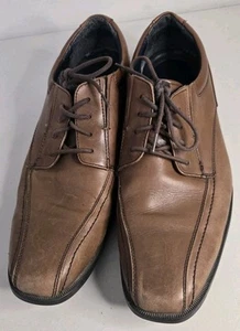 DOCKERS Men's Shoes Leather Lace Up Oxford Dress Brown Sz.10.5 - Picture 1 of 8
