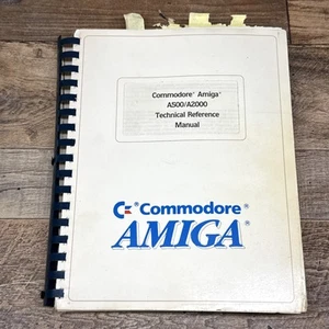 Commodore AMIGA A500 A2000 Manuel Référence Technique 1986 OEM Spiralbound - Photo 1/10