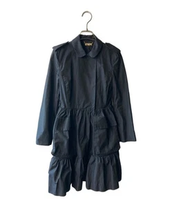 Abrigo diseño volantes MIU MIU 36 negro Ext+++ - Imagen 1 de 6