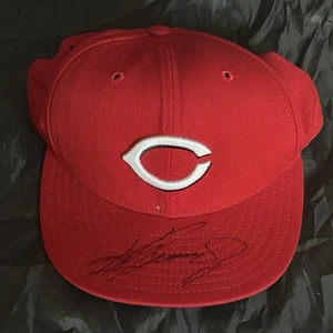 Ken Griffey Jr. Autographed Signed Cincinnati Reds Hat Cap JSA Mariners HOF  - Picture 1 of 2