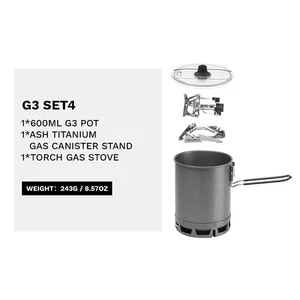 Fire Maple Petrel G2 G3 Ultraleichtes Kochsystem, Leichter Outdoor-Gasbrenner - Bild 1 von 13