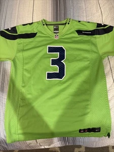 Lime Green Seahawks Russell Wilson jersey, Size Youth XL, - Picture 1 of 2
