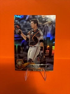 2018 Topps Chrome #29 Buster Posey Refractor - Giants - Picture 1 of 2