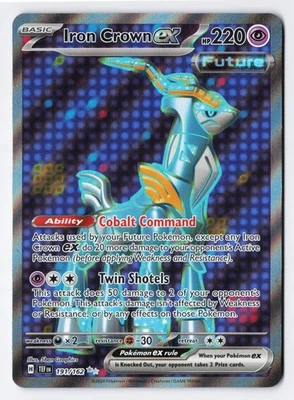 Iron Crown ex 191/162 - SV05: Temporal Forces Ultra Rare Full Art Holo NM - Image 1 of 2