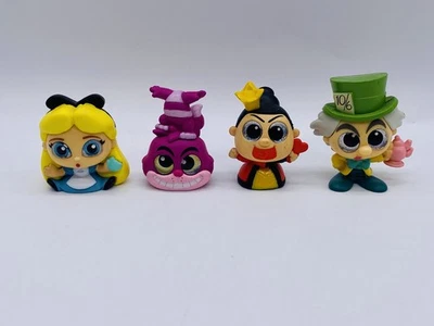 Disney Doorables Lot of 4 Alice In Wonderland Alice, Queen, Hatter, Cheshire Cat - Image 1 of 4