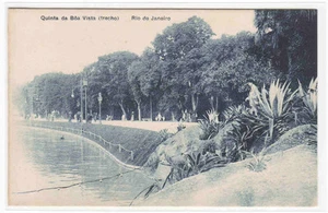 Postal Quinta da Boa Vista Río de Janeiro Brasil 1910c - Imagen 1 de 1