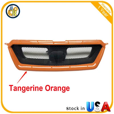 Sport Mesh Grille Tangerine Orange Pearl For 2013 2014 2015 Subaru XV Crosstrek - Image 1 of 4