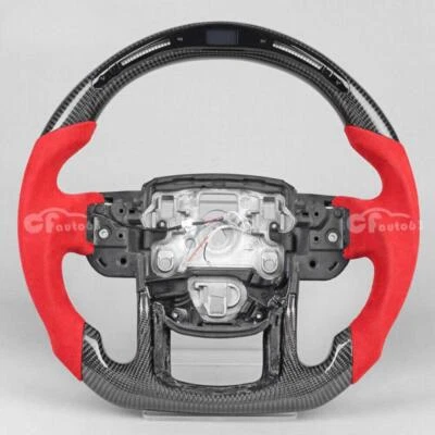 For Land Rover Range Rover Sport SVR Carbon Fiber LED Heated Steering Wheel - Image 1 of 4