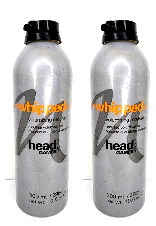 2 Head Games TODO WHIPPED UP MOUSSE VOLUMINIZADORA Control Suave 10.5 OZ Cada uno (160) Foto 1 de 1