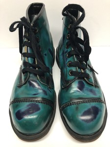 Las mejores ofertas en Bajo (1-1.9 in Dr. Martens) altura del tacón Botas  Verdes para Mujeres | eBay
