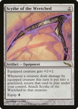 MTG Magic the Gathering 1x SP Scythe of the Wretched - Mirrodin x1