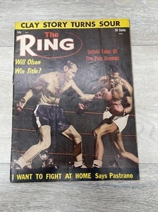 THE RING MAGAZINE CARL "BOBO" OLSON-SUGAR RAY ROBINSON BOXING HOF -  JULY 1964 - Picture 1 of 8