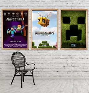Minecraft Movie Poster Print film animation - Picture 1 of 8