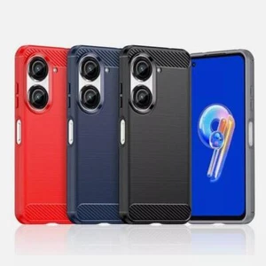 Funda Carcasa Goma Suave Cepillada Clásica Antigolpes Para ASUS ZenFone 10 10Z 9 - Imagen 1 de 9